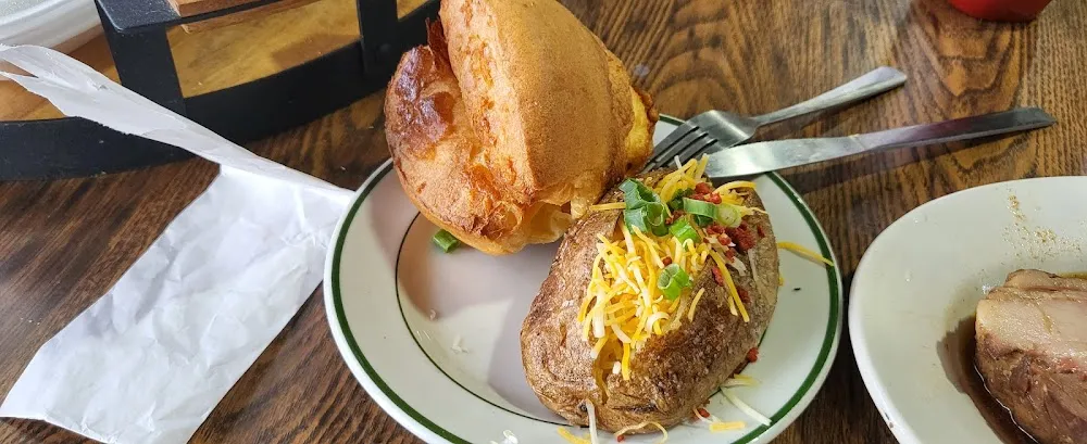 Baked Potato and Popover